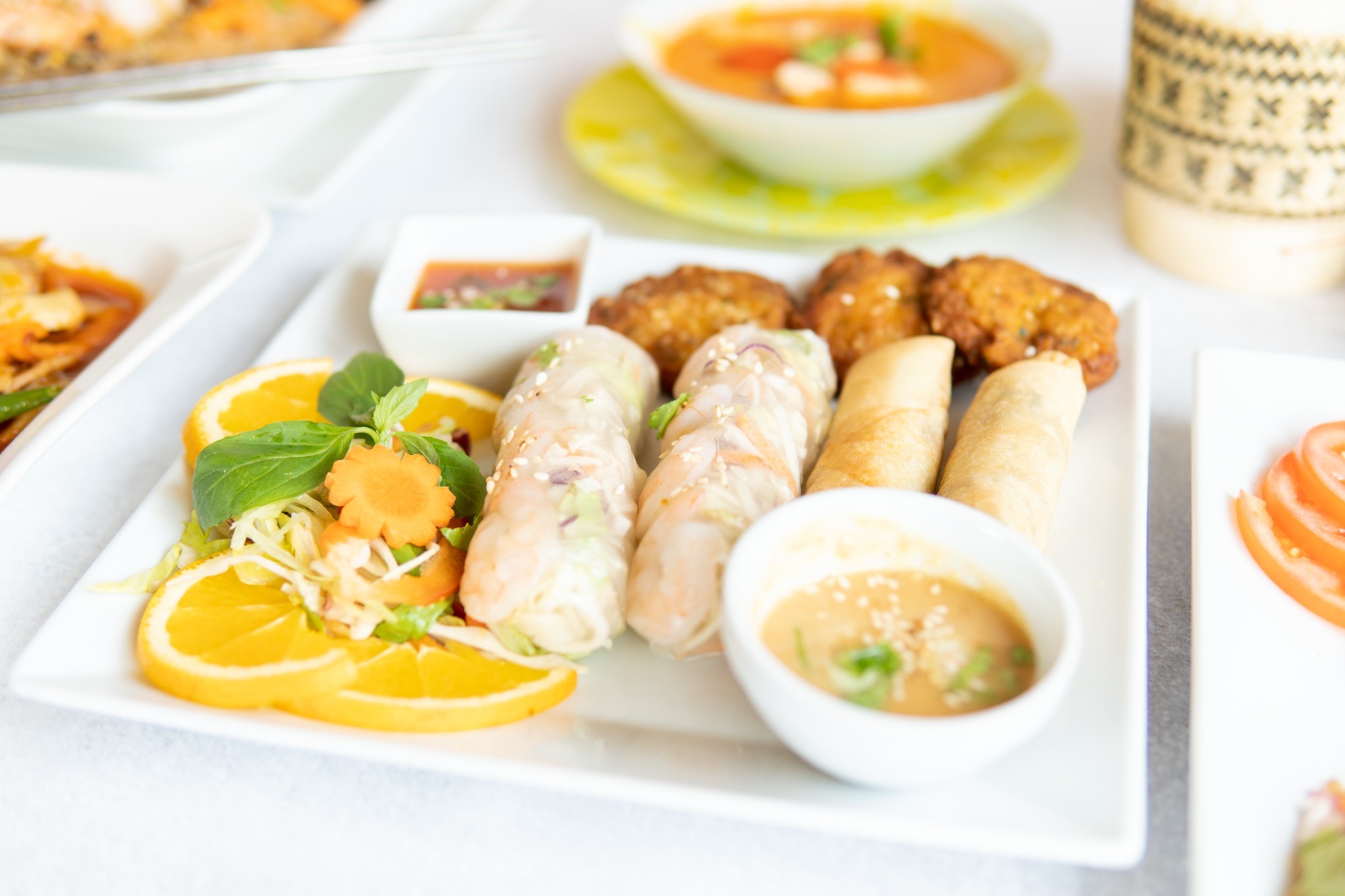 Interiér restaurace Pad Thai – atmosféra